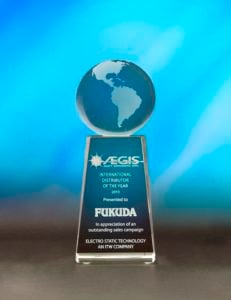 AEGIS international distributor of the year award