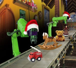 Automated Santa conveyor belt