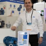 Rogerio Rodrigues at WEG Electric booth